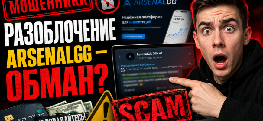 Почитайте о рисках взаимодействия с Arsenalgg. Узнайте, как идентифицировать мошенников и защитить свои деньги от обмана.