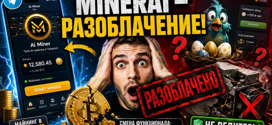 Исследуйте ситуацию с телеграм-ботом Minerai. Узнайте о недостатках, изменениях функционала и возможных рисках обмана.