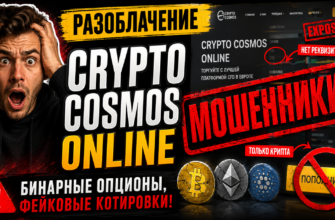 Узнайте правду о Crypto Cosmos Online: схеме обмана и мошенничестве. Читайте, как защититься от потерь и получить советы по безопасности.