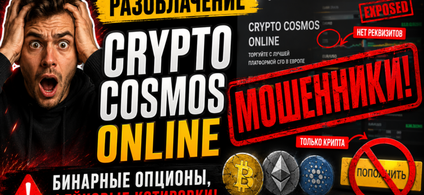 Узнайте правду о Crypto Cosmos Online: схеме обмана и мошенничестве. Читайте, как защититься от потерь и получить советы по безопасности.