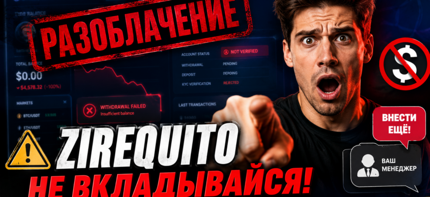 Ищете правду о Zirequito? Узнайте, как этот проект обманывает инвесторов и какие признаки мошенничества стоит знать.