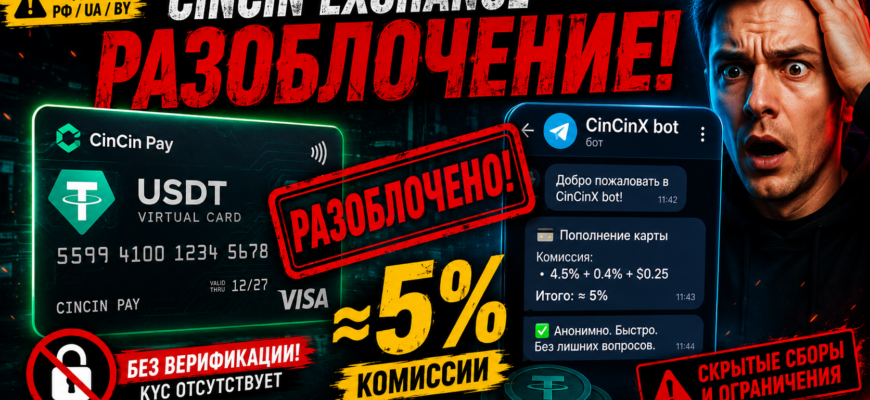 Узнайте об опасностях использования CinCin Exchange и высших комиссиях. Читайте наш обзор и защитите свои средства от мошенников!