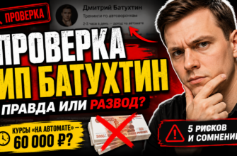 Проверка курсов Дмитрия Батухтина, обещающих заработок на автомате. Узнайте, стоит ли доверять этому проекту и финансовым предложениям.