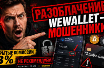 Проверяем WeWallet: скрытые комиссии, отзывы клиентов и признаки мошенничества. Узнайте, стоит ли доверять этому криптокошельку и как защитить свои деньги.