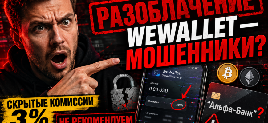 Проверяем WeWallet: скрытые комиссии, отзывы клиентов и признаки мошенничества. Узнайте, стоит ли доверять этому криптокошельку и как защитить свои деньги.