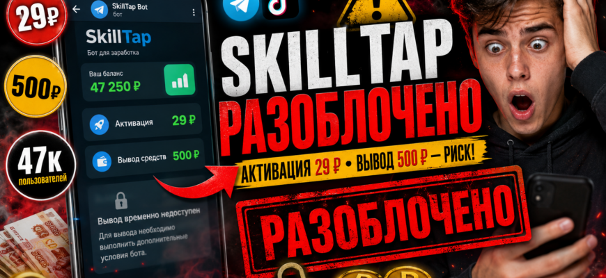 Обзор Telegram бота SkillTap: выявим основные признаки мошенничества и поделимся советами, как защитить свои деньги. Узнайте правду!