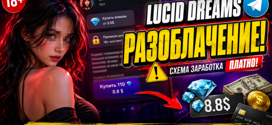 Разоблачение Telegram-бота Lucid Dreams: платные услуги, риски и отзывы пользователей. Узнайте, стоит ли терять деньги на общение с ИИ.