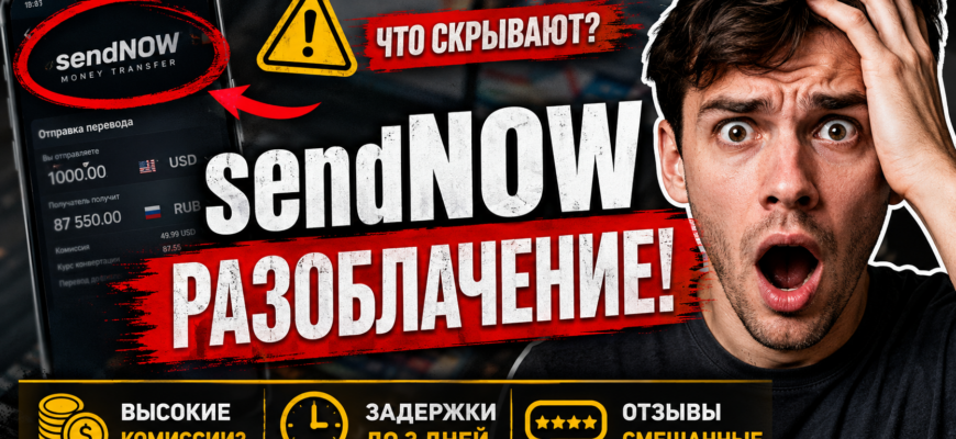 Платежная система sendNOW обещает быстрые переводы, но высокие комиссии и долгие сроки могут скрывать риски. Узнайте больше в нашем анализе.