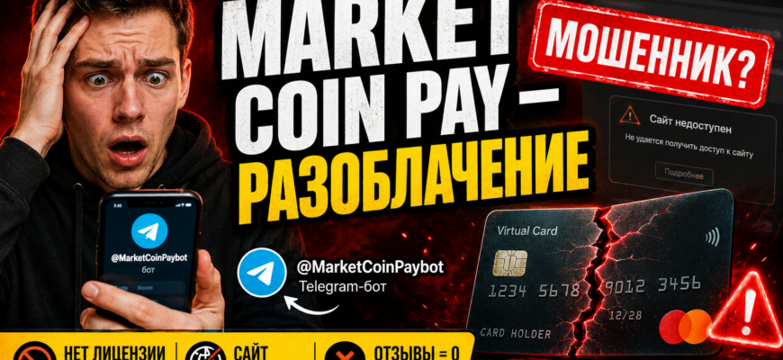 Платежная система Market Coin Pay вызывает вопросы. Узнайте об угрозах, рисках и как не попасться на обман с этой платформой.