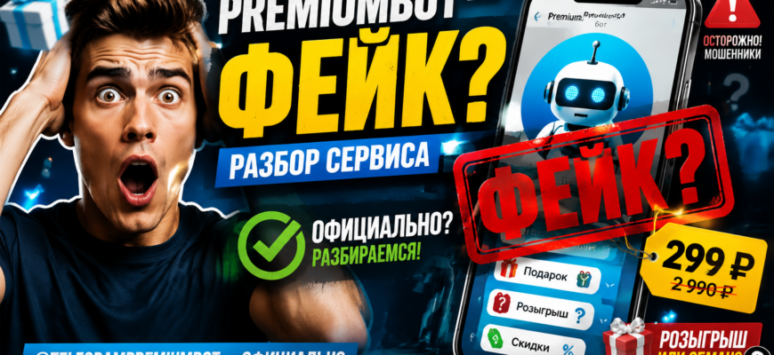 Проверяем PremiumBot на мошенничество. Узнайте о рисках и как защититься от обмана в Telegram, чтобы избежать проблем с подпиской.