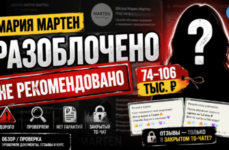 Разоблачаем онлайн-школу Марии Мартен. Узнайте правду о курсах и стоит ли доверять этому проекту.