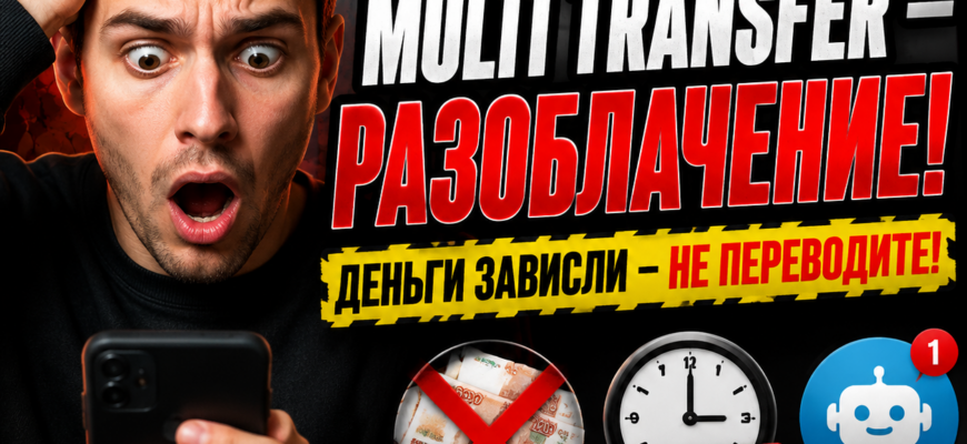 Узнайте о рисках и задержках при переводах с Multi Transfer. Читайте отзывы пользователей и будьте в курсе мошеннических схем!