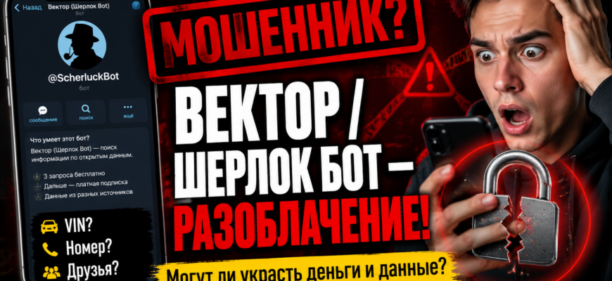 Проверяем реальные отзывы о Векторе в Telegram. Узнайте, как этот бот рискует вашей конфиденциальностью и финансами.