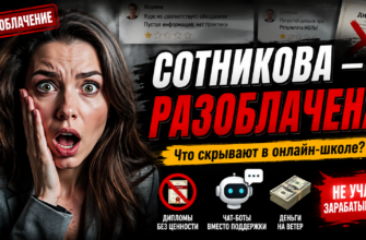 Изучите правду об онлайн-школе Вероники Сотниковой, раскрываем мошеннические схемы и отзывы студентов о качестве курсов.