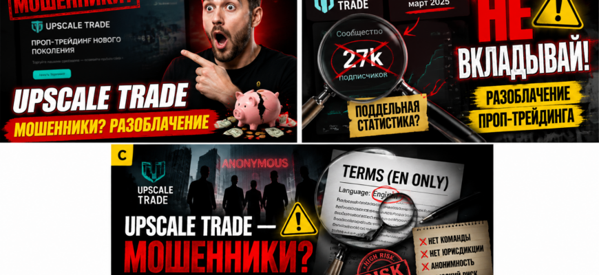 Как избежать потерь с Upscale Trade? Узнайте правду об этом проекте и реальные знаки мошенничества в нашем обзоре.
