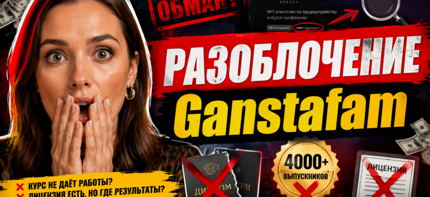 Не дайте себя обмануть! Узнайте, что скрывает проект Наташи Ganstafam и как защитить свои деньги. Читайте нас!