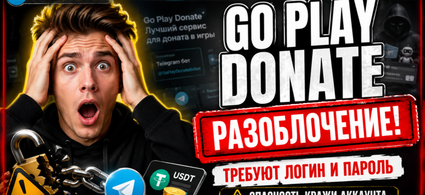 Проверяем Telegram-бота Go Play Donate: как избежать риска кражи аккаунта и мошенничества. Узнайте всё о его деятельности и реальных отзывах пользователей.