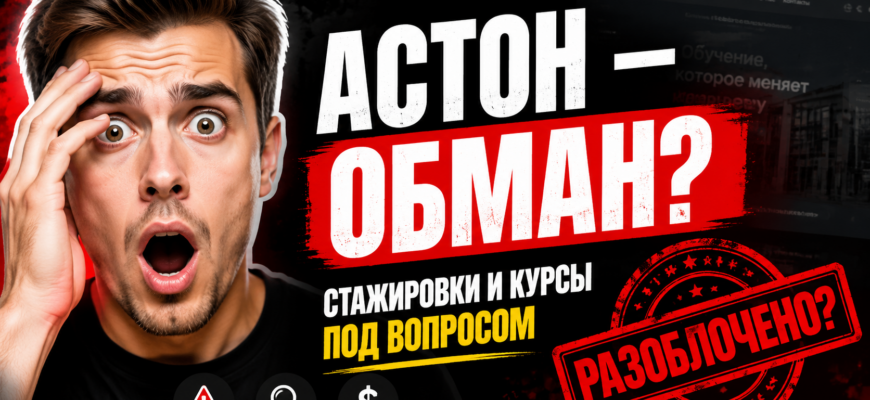 Вы хотите узнать правду о курсах Астон? В статье мы раскроем факты и признаки мошенничества, чтобы вы не попали в ловушку.