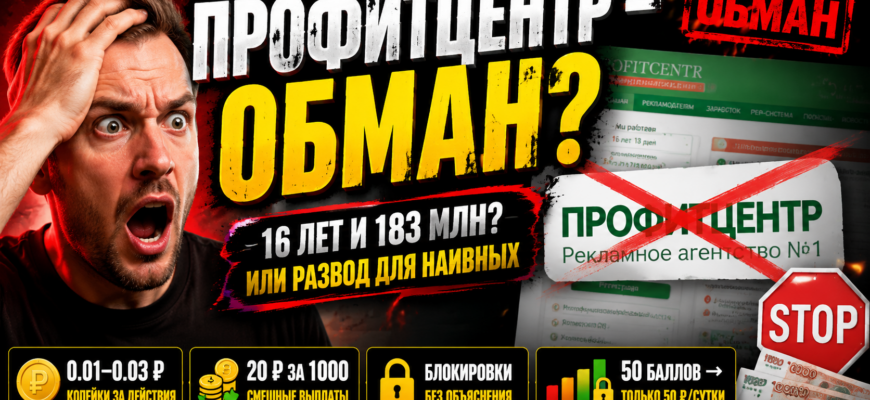 Разбираем платформу Профитцентр: возможен ли заработок без риска? Узнайте о сомнительных схемах и хитростях, скрывающих правду от пользователей.