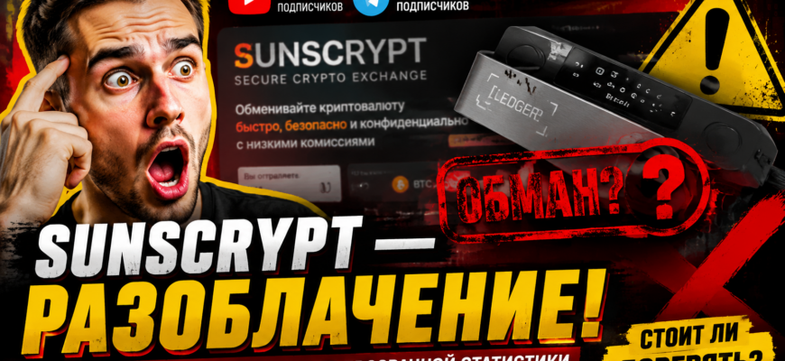 Проверка Sunscrypt Exchange выявляет риски и подозрения. Узнайте, стоит ли доверять этому проекту и как защитить свои средства.