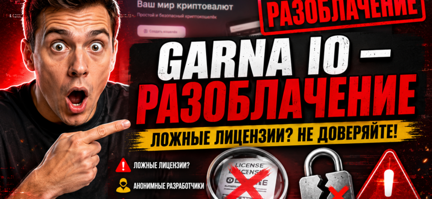 Проверяем Garna io на наличие мошенничества. Узнайте об основных признаках обмана и рисках работы с этим криптовалютным кошельком.