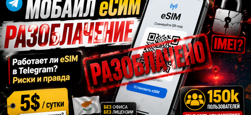 Узнайте, как работает Мобайл еСИМ и какие скрытые риски с покупкой eSIM. Читайте честный отзыв и защитите свои деньги от мошенников.