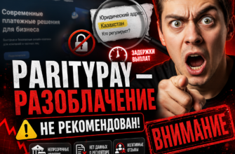 Платежный шлюз Paritypay вызывает подозрения. Узнайте о рисках и реальных отзывах пользователей. Как избежать мошенничества?