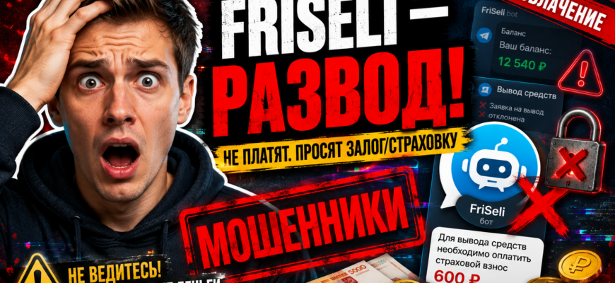 Узнайте, как FriSeli бот обманывает пользователей. Читайте наш обзор, чтобы выявить признаки мошенничества и защитить свои деньги.