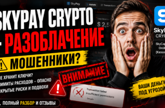 Изучите отзывы о SkyPay Crypto и узнайте о возможных рисках. Поделитесь своим опытом и защитите свои средства от мошенников!