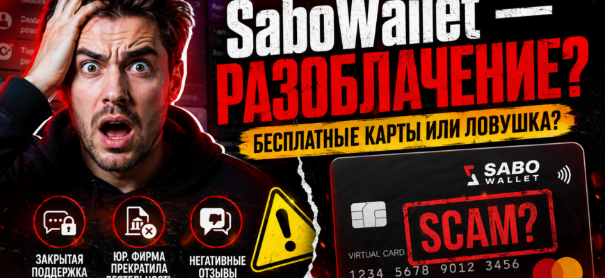 Обзор SaboWallet. Узнайте, как распознать мошеннические схемы и защитить свои деньги от фейковых обещаний.