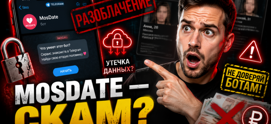 Узнайте, какие риски скрывает Mosdate в Telegram. Обсуждаем безопасность, сбор данных и отзывы пользователей. Переходите для подробностей!