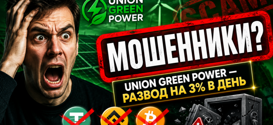 Разоблачаем Union Green Power: узнайте, как избежать финансовых ловушек и мошеннических схем в сфере "зеленой" энергетики.