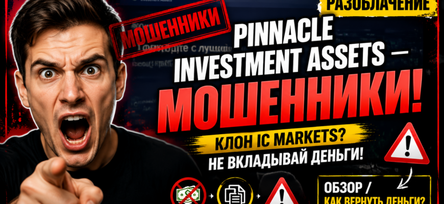 Узнайте правду о Pinnacle Investment Assets и читайте реальные отзывы пострадавших от мошенничества. Защитите свои деньги от обмана!