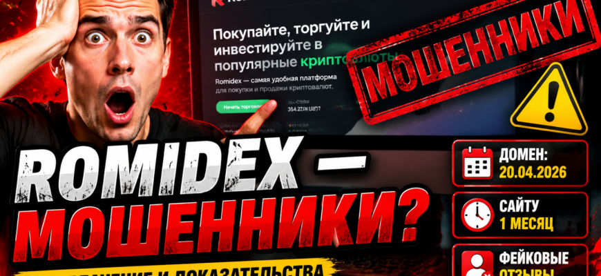 Проверяем, обманывает ли биржа Romidex. Узнайте признаки мошенничества и как защитить свои средства от потерь.
