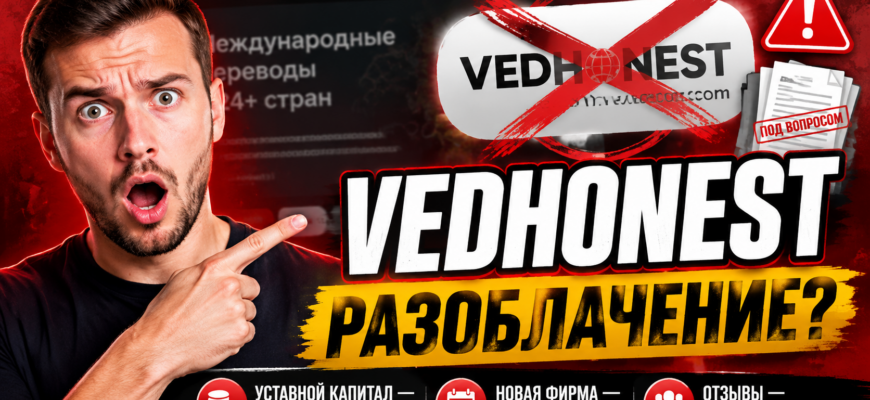 Получите информацию о рисках и сомнительных схемах VedHonest. Узнайте, стоит ли доверять этому сервису для международных платежей.