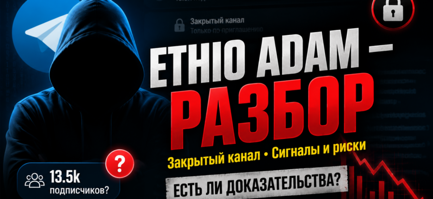 Проверяем Telegram-канал Ethio Adam, предлагающий торговые сигналы. Убедитесь, насколько рисковая схема и как избежать мошенников.