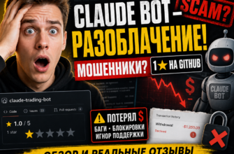 Узнайте правду о Claude AI Trading Bot: обзор, отзывы пользователей и причины, почему этот бот может быть мошенничеством.