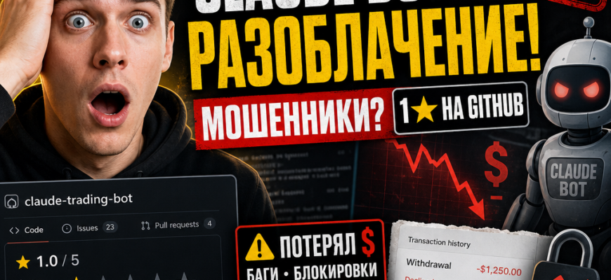 Узнайте правду о Claude AI Trading Bot: обзор, отзывы пользователей и причины, почему этот бот может быть мошенничеством.