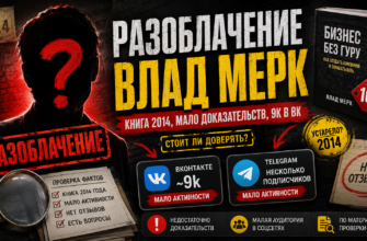 Подробный разбор деятельности Влада Мерка, его книги и причины сомнений в ее ценности. Узнайте, как распознать мошенников в бизнесе.