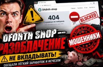 Обзор мошеннического брокера Dfdhth shop. Узнайте, как избежать обмана и защитить свои средства от аферистов и ложных обещаний.