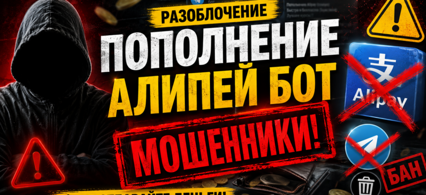 Разоблачение Пополнение Алипей бот: узнайте о рисках, обмане и как защитить свои деньги от нечистоплотных сервисов.