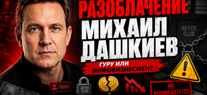 Разоблачение методов Михаила Дашкиева. Узнайте о рисках, связанных с его проектами и получайте советы по защите от мошенничества.