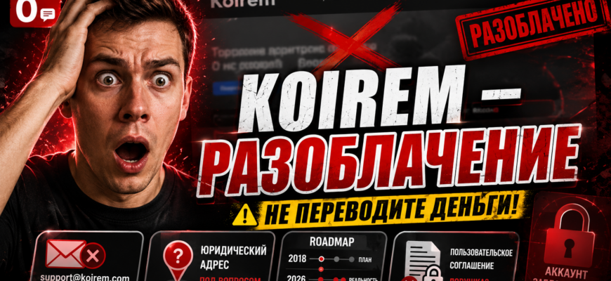 Не дайте себя обмануть! Узнайте все о бирже Koirem и как избежать мошенничества среди инвестиционных проектов.