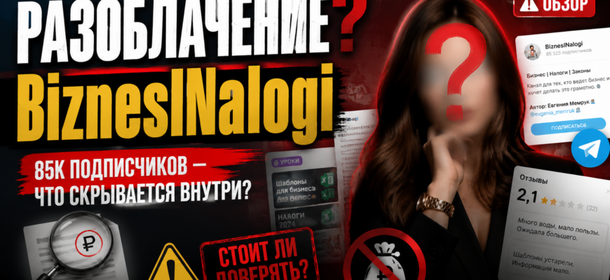 Узнайте правду о проекте Евгении Мемрук BiznesINalogi. Анализируем риски и отзывы о курсах обучения в сфере бизнеса и налогообложения.