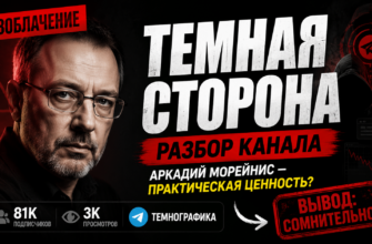 Разоблачение Telegram-канала Темная сторона. Узнайте, действительно ли контент Аркадия Морейниса полезен для инвесторов или это лишь теоретические рассуждения.