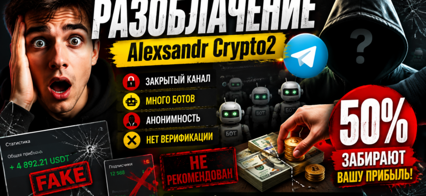 Надежен ли Telegram-канал Alexsandr Crypto2? Узнайте об обмане и как избежать потерь в криптовалюте.