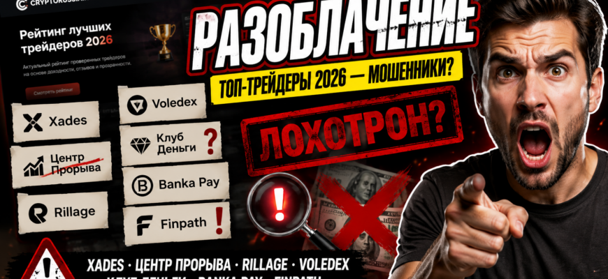 Разоблачение схем мошенничества с трейдерами 2026 года. Узнайте, как избежать обмана и защитить свои средства.