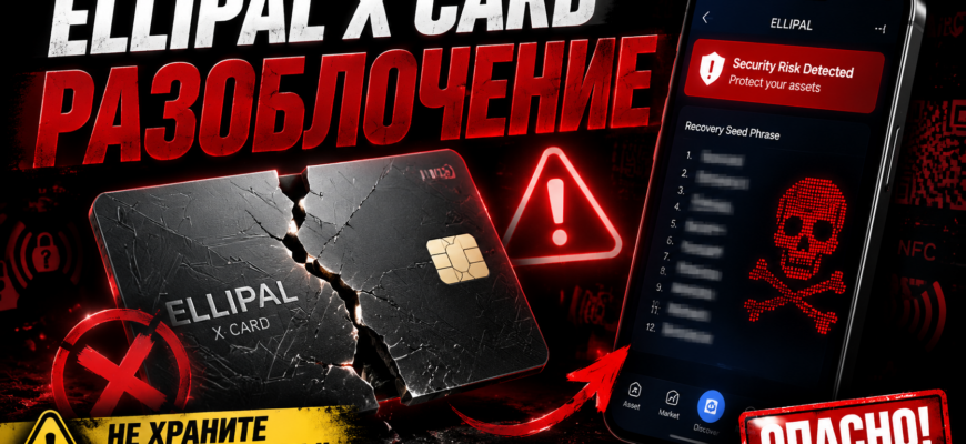 Не дайте себя обмануть Ellipal X Card. Узнайте о скрытых угрозах и недостатках этого криптокошелька.