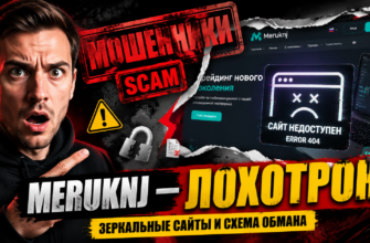 Meruknj - очевидный обман и схема. Узнайте, как распознать мошенников и защитить свои деньги от обмана!
