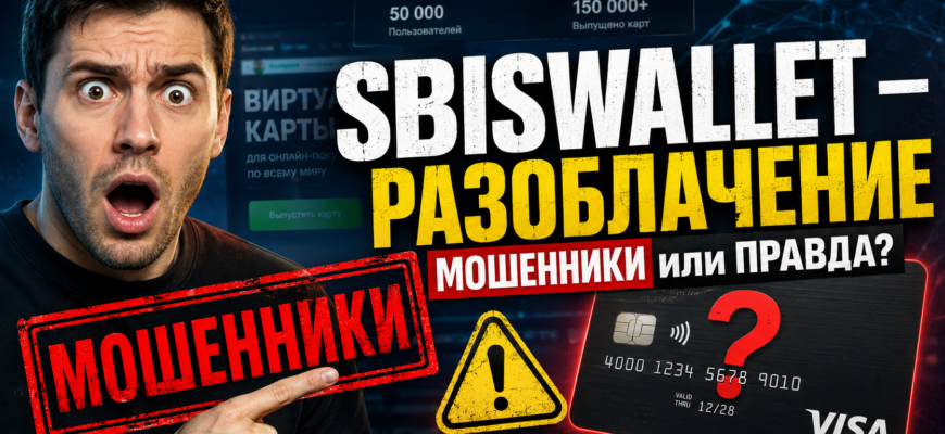 Откройте правду о Sbiswallet. Узнайте, почему этот сервис может быть опасным для ваших денег. Читайте наш подробный обзор.